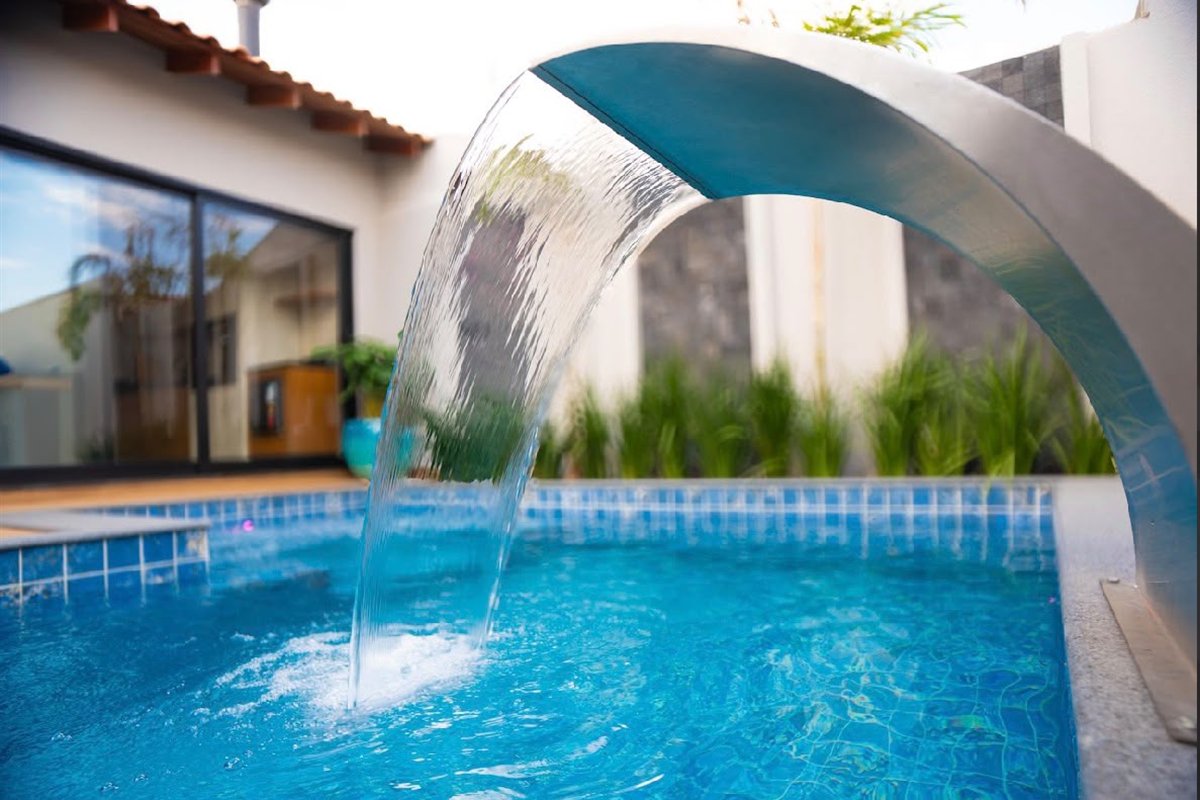Cascata para piscina
